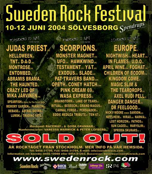 Sweden Rock Festival 2004 Sweden Rock Festival 2004