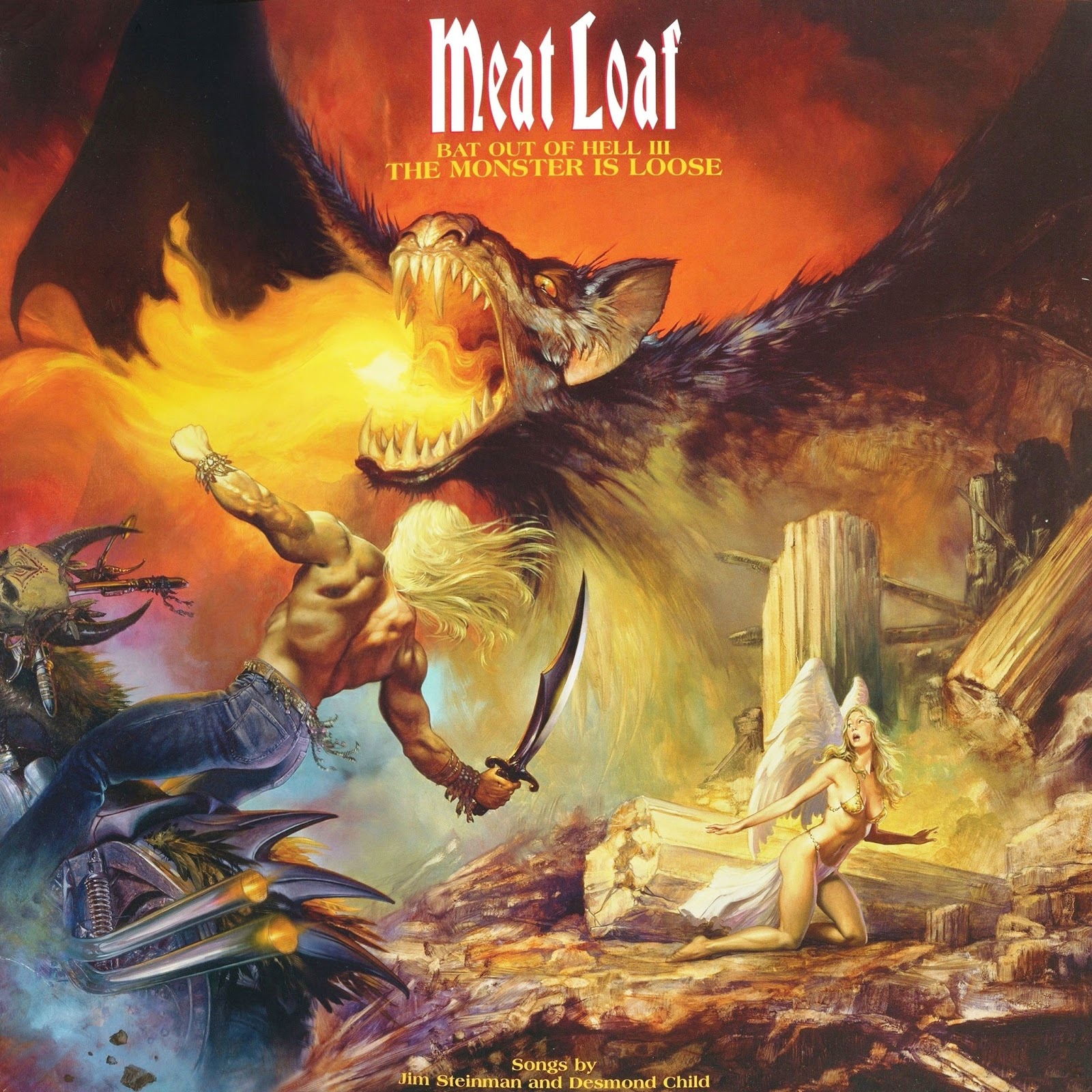 Meat Loaf - Hell Can Wait - Rare MINT Italian Import CD-NYC 1993 Bat Out Of  Hell 724354260827