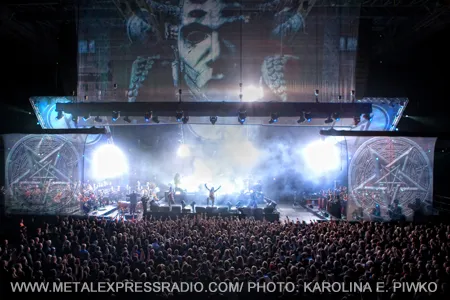 Oslo, Norway. 24th, June 2022. The Norwegian symphonic black metal band  Dimmu Borgir performs a live concert during the Norwegian music festival  Tons of Rock 2022 in Oslo. Here vocalist Shagrath is