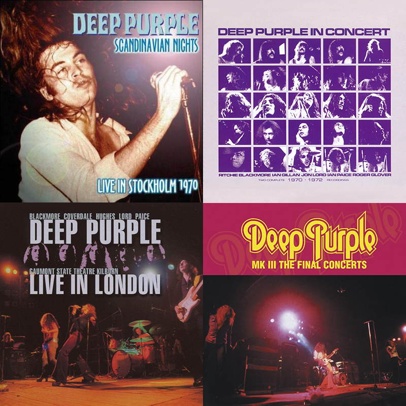 DEEP PURPLE - Scandinavian Nights / In Concert 1970-1972 / Live in