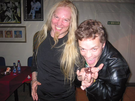 Eating worms with Warrel Dane/Nevermore