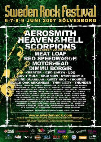 SWEDEN ROCK FESTIVAL 2007