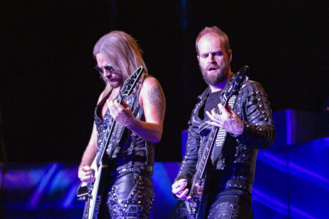 Richie Vaulkner and Andy Sneap of Judas Priest