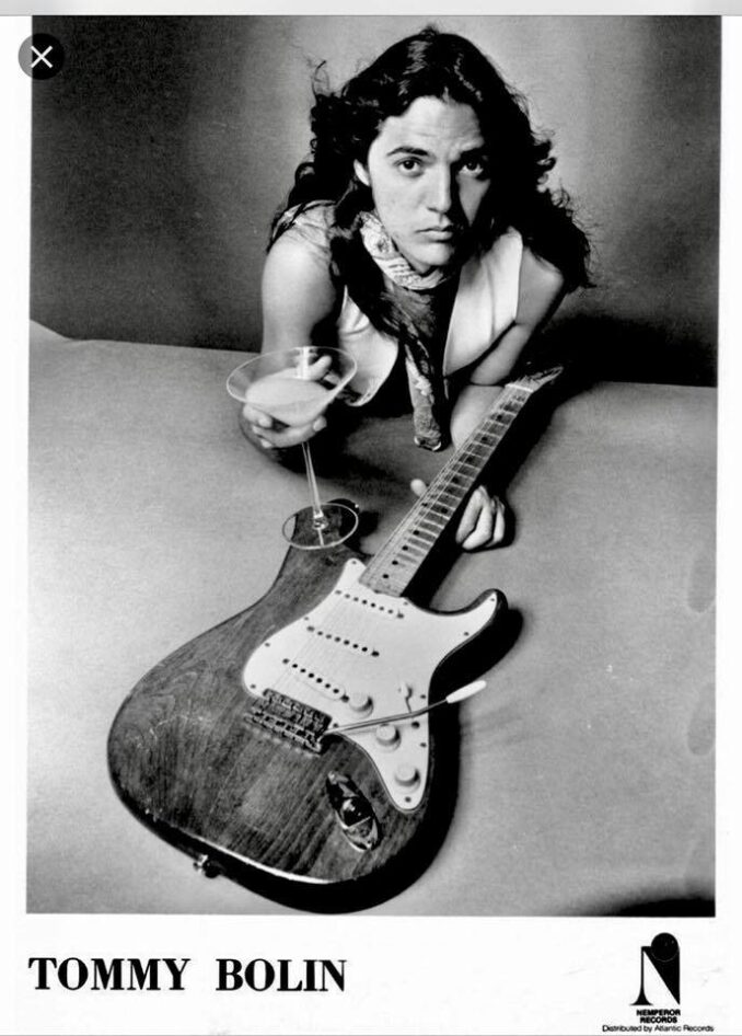 Teaser_Bolin_original_promo_photo for Teaser on Nemperor Records. - Tommy Bolin Archives