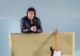 Timo Tolkki standing with his stratocaster.
