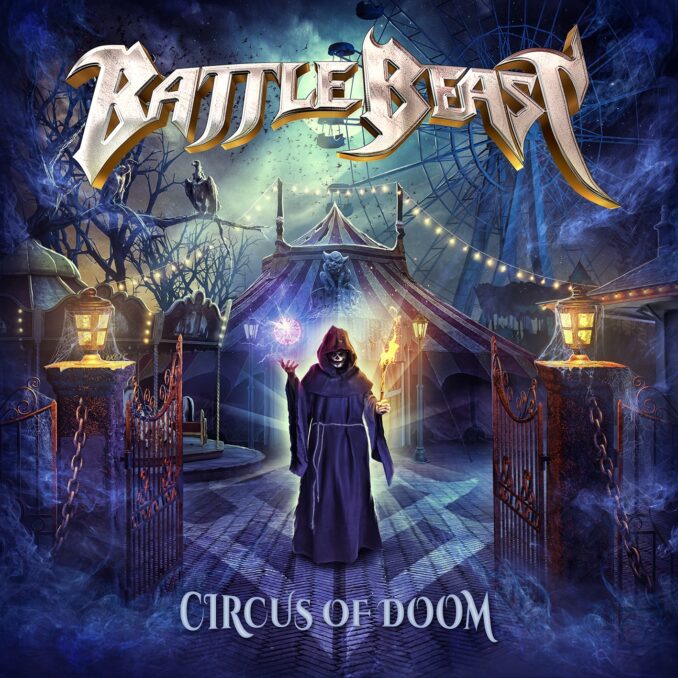 BATTLE BEAST - Circus of Doom album cover art.