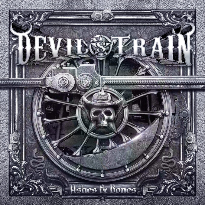 DEVIL'S TRAIN - Ashes & Bones album cover art DEVIL'S TRAIN - Ashes & Bones album cover art