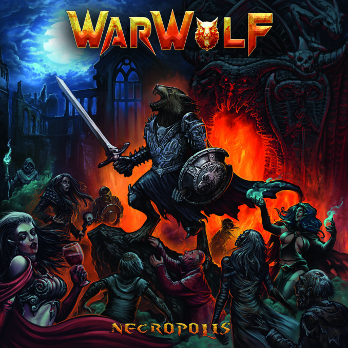 WarWolf - Necropolis album cover art WarWolf - Necropolis album cover art