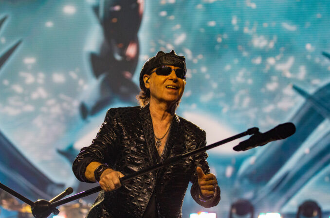 Klaus Meine of the SCORPIONS (Live at the Moda Center, Portland, OR, USA, October 9, 2022)