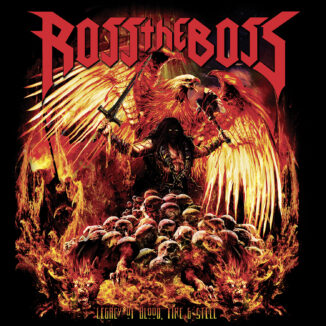 ROSS THE BOSS - Legacy of Blood, Fire and Steel album cover artwork.