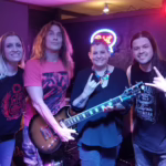 Dead Groove Band, (L-R) Holly West, Jeff Young, Jaime Poulos, Fred Aching