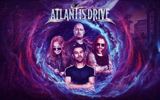00 - Atlantis Drive - Band & Logo - Collage by Aurelio Lara